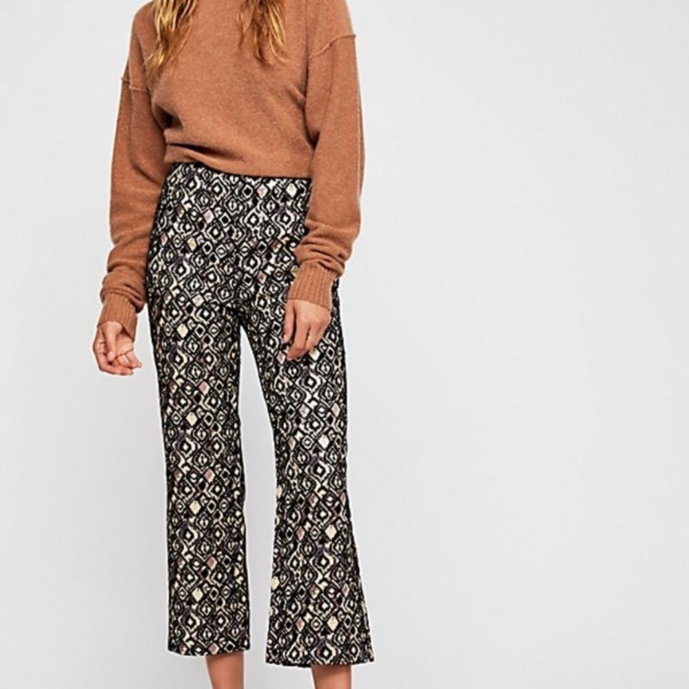 Free People NWT Flare Leg Pants 4